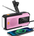 Emergency Solar Crank Radio – NOAA Weather Alert | 2000 mAh Power Bank | LED Flashlight & SOS Alarm