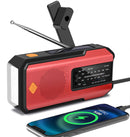 Emergency Solar Crank Radio – NOAA Weather Alert | 2000 mAh Power Bank | LED Flashlight & SOS Alarm