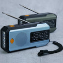 Emergency Solar Crank Radio – NOAA Weather Alert | 2000 mAh Power Bank | LED Flashlight & SOS Alarm