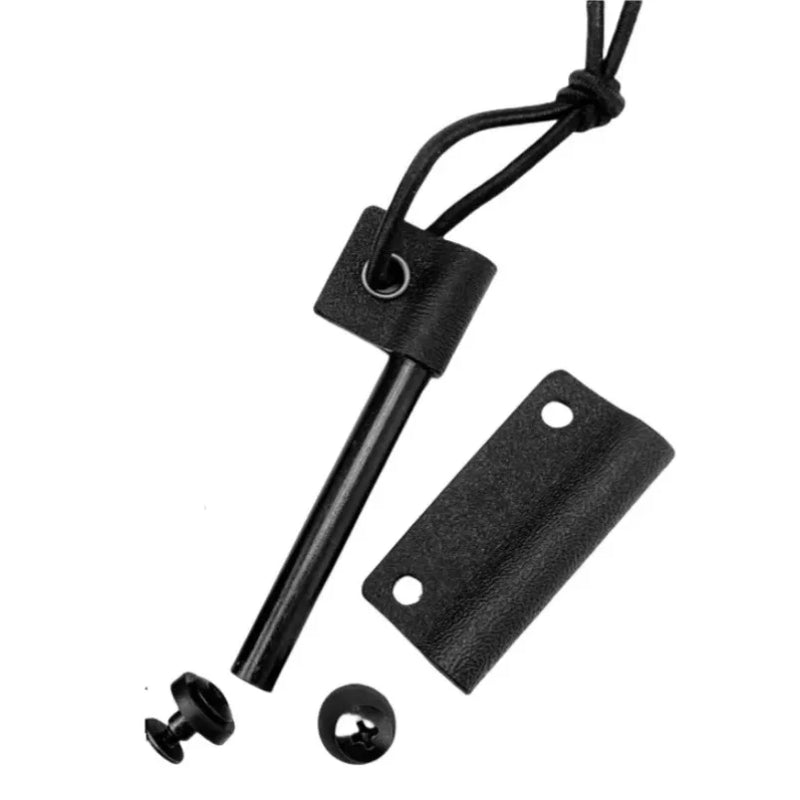 IronClaw™ Tactical Ferro Rod Fire Starter – 12,000+ Ignitions Survival Magnesium Stick with Scraper & Lanyard