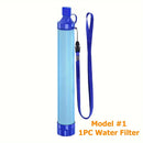 AquaGuard Pro™ 4-Stage Tactical Water Filter Straw – 0.01 Micron Ultrafiltration Survival Purifier (1500L / 396 gal)