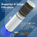 AquaGuard Pro™ 4-Stage Tactical Water Filter Straw – 0.01 Micron Ultrafiltration Survival Purifier (1500L / 396 gal)