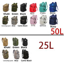 50L Tactical Waterproof Military Backpack – Heavy Duty Molle Survival & Camping Gear