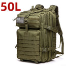50L Tactical Waterproof Military Backpack – Heavy Duty Molle Survival & Camping Gear