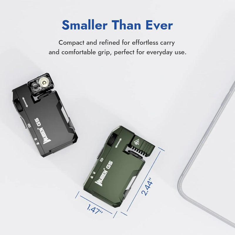 WUBEN G5™ Tactical Mini EDC Flashlight — 400 Lumens | RGB Signal | Magnetic Tail | Waterproof IP68