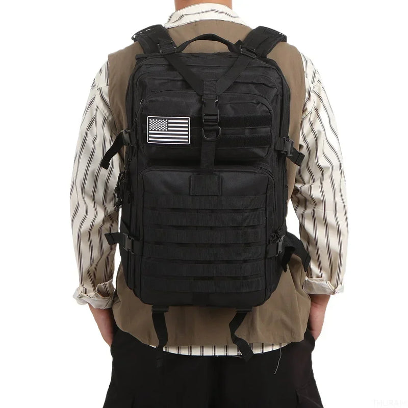 50L Tactical Waterproof Military Backpack – Heavy Duty Molle Survival & Camping Gear