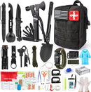 LifeCore™ 222-in-1 Ultimate Survival & First Aid Kit — Tactical MOLLE Bag + Multi-Tool Gear for Outdoor, Camping & Emergency