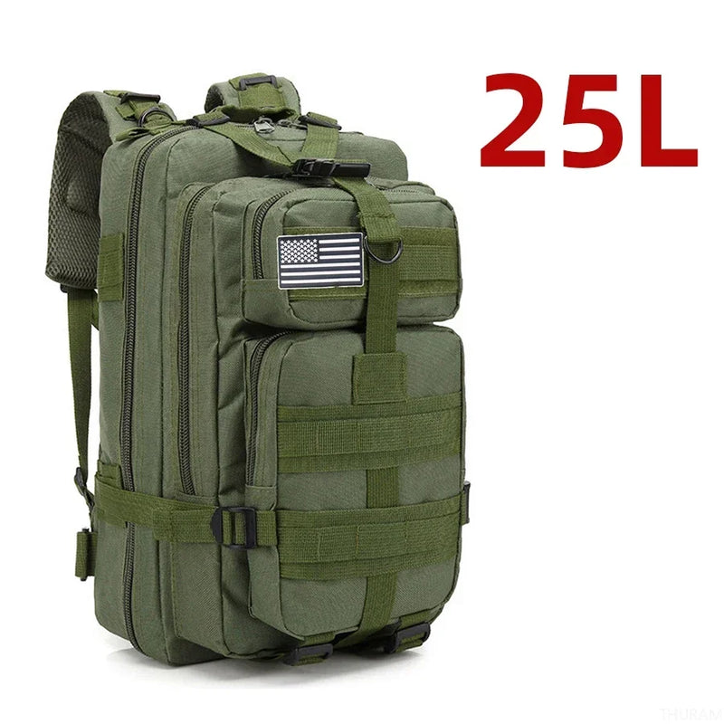 50L Tactical Waterproof Military Backpack – Heavy Duty Molle Survival & Camping Gear