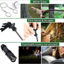 LifeCore™ 12-in-1 Tactical Survival Kit – Emergency Outdoor Multi-Tool Gear for Camping & Self-Defense