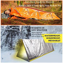 StealthRest™ Emergency Thermal Survival Sleeping Bag – Waterproof Mylar Bivy Sack for Outdoor & Rescue