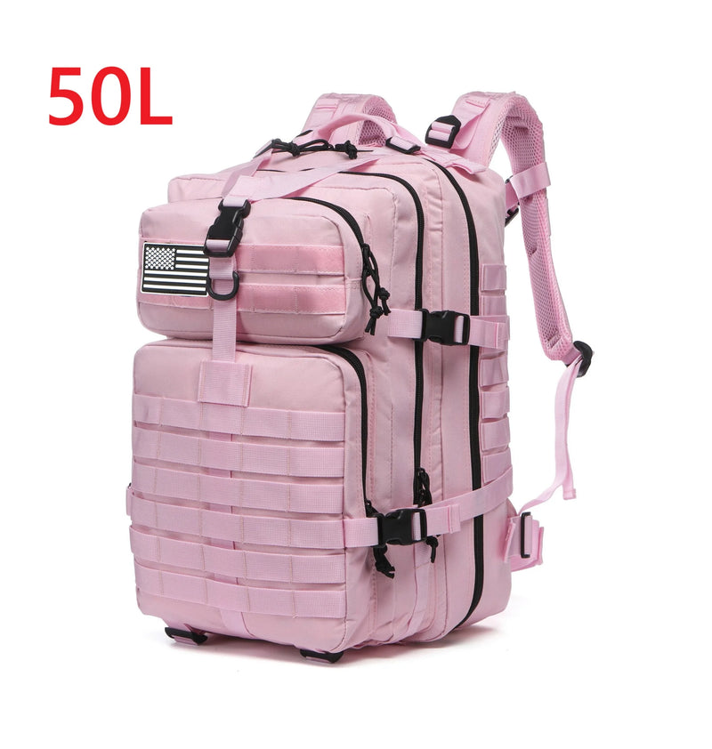 50L Tactical Waterproof Military Backpack – Heavy Duty Molle Survival & Camping Gear