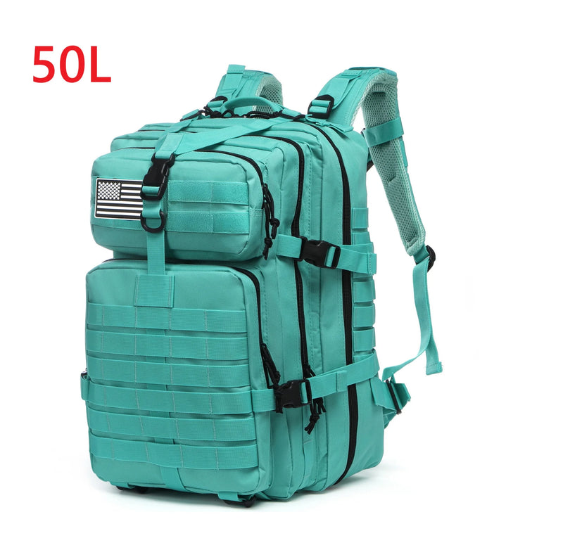 50L Tactical Waterproof Military Backpack – Heavy Duty Molle Survival & Camping Gear