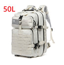 50L Tactical Waterproof Military Backpack – Heavy Duty Molle Survival & Camping Gear