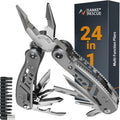Sanke™ 24-in-1 Tactical Multitool Pliers – Heavy Duty EDC Survival Tool with Sheath for Camping, Hunting & Repairs